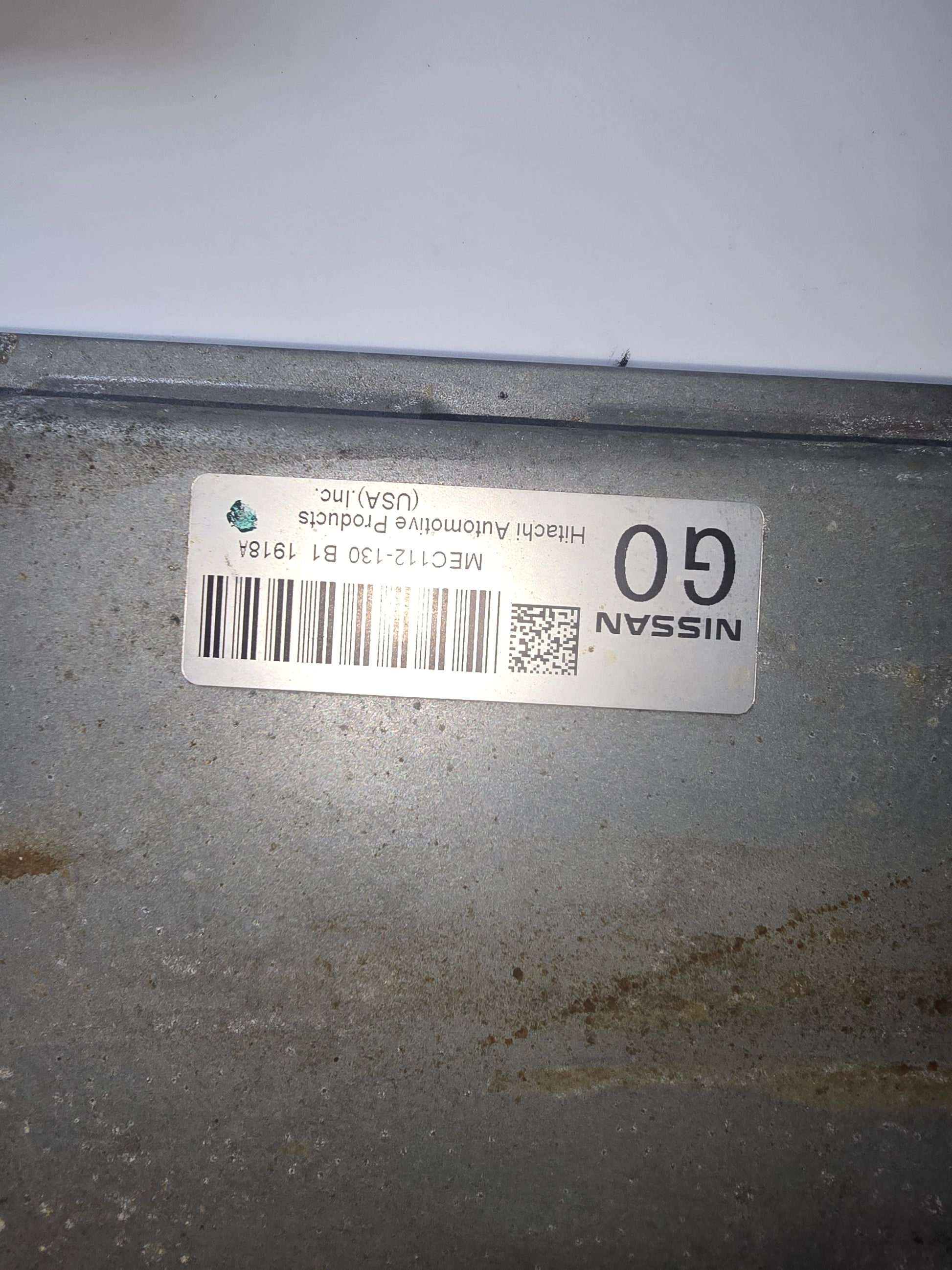 2012 Nissan Altima Engine Control Module ECM ECU OEM MEC112-130 B1