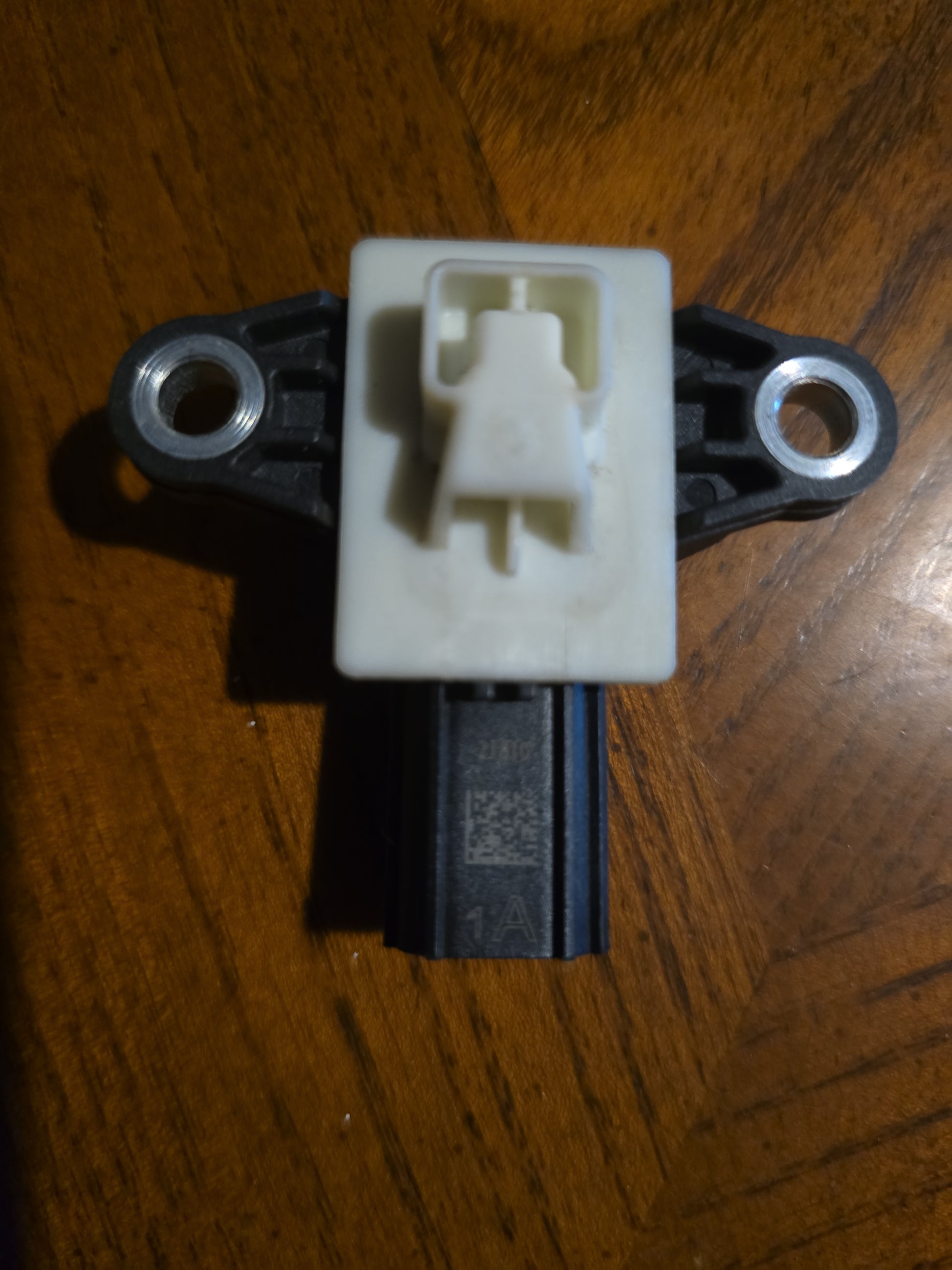 OEM Airbag Crash Sensor removed from a 2011 Kia Sorento.