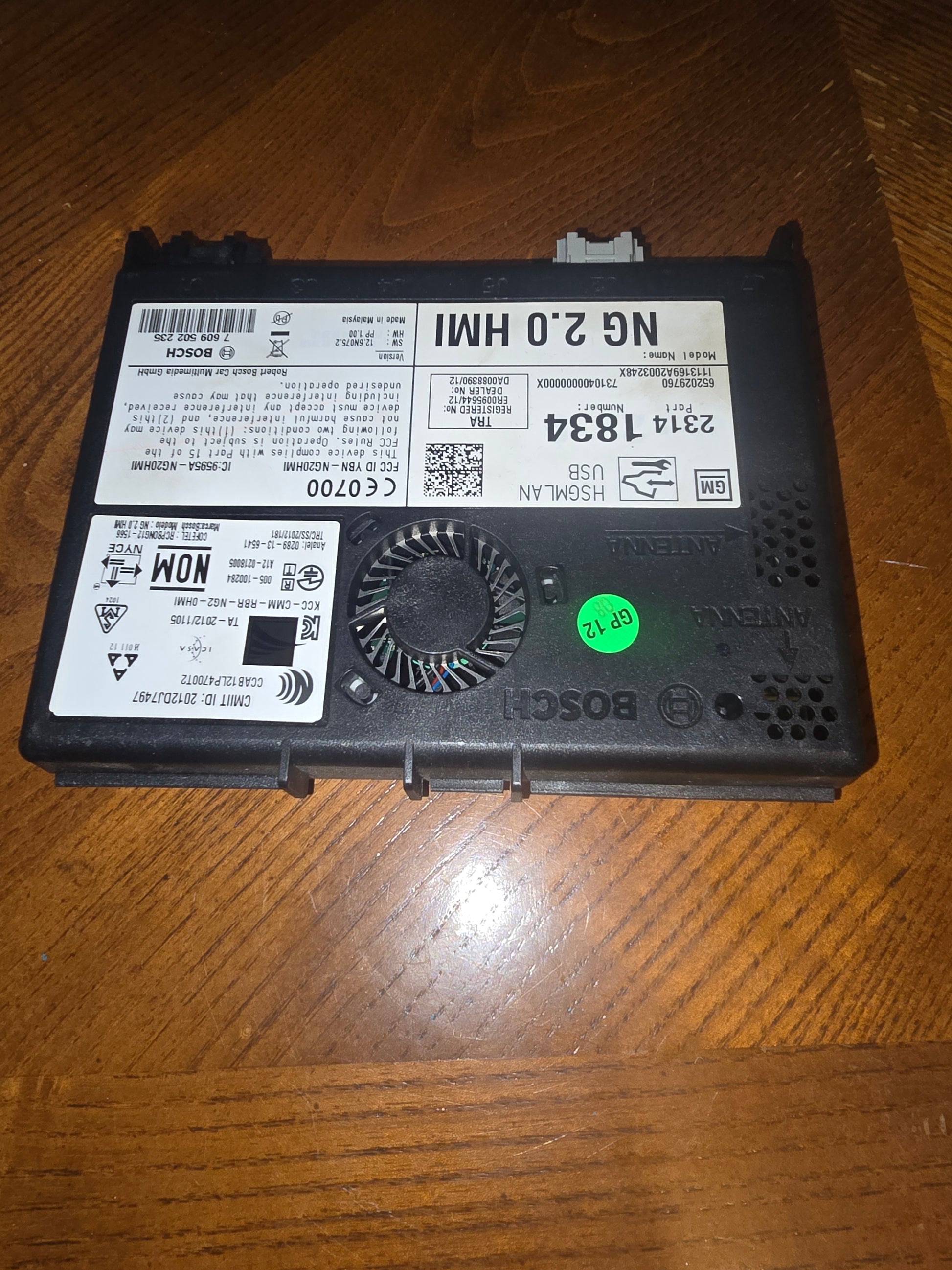 GM HMI 2.0 Infotainment Module NG 2.0 OEM – Fits 2013-2017 Buick LaCrosse, Cadillac, Chevrolet, GMC