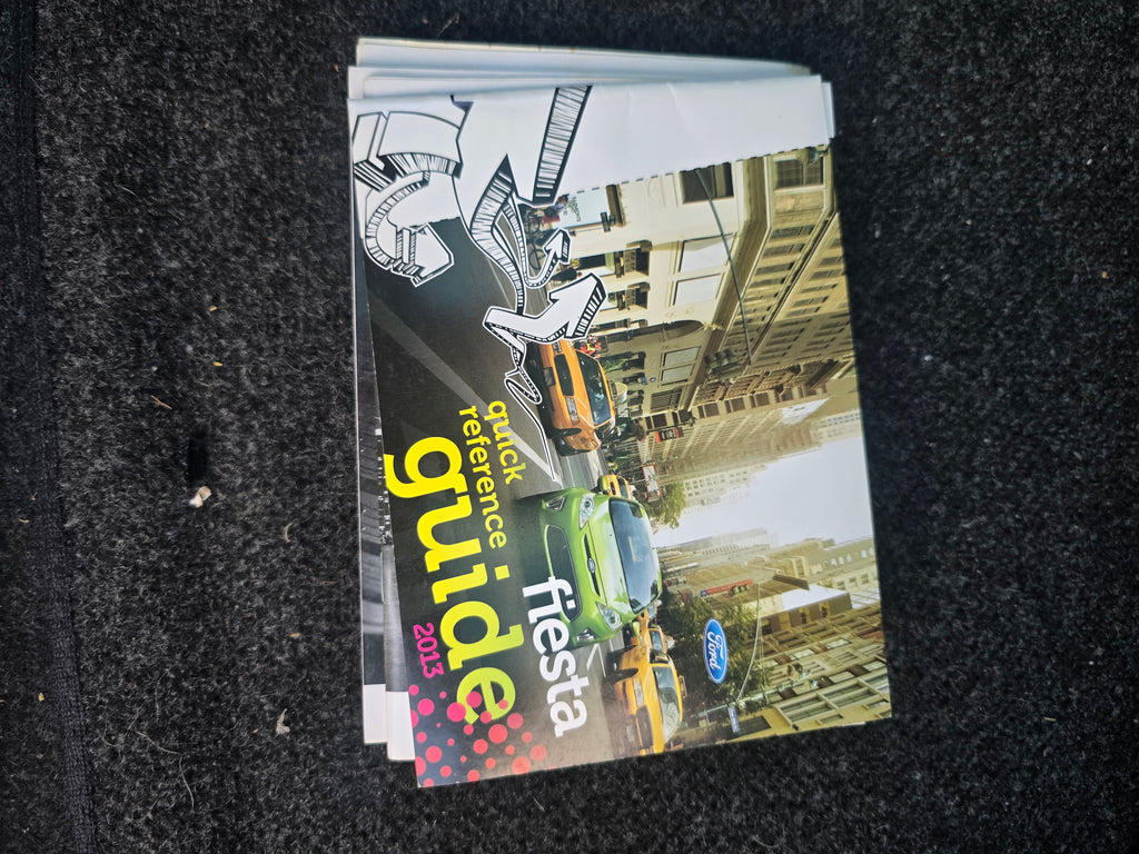 📘 Ford Fiesta 2013 Owner's Manual