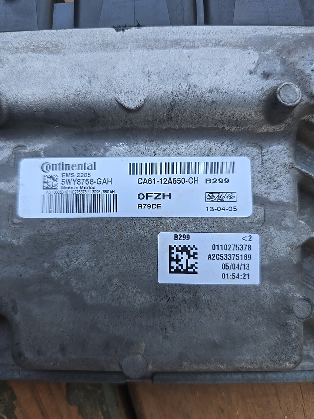 🧠 Ford Fiesta 2013 ECM Computer