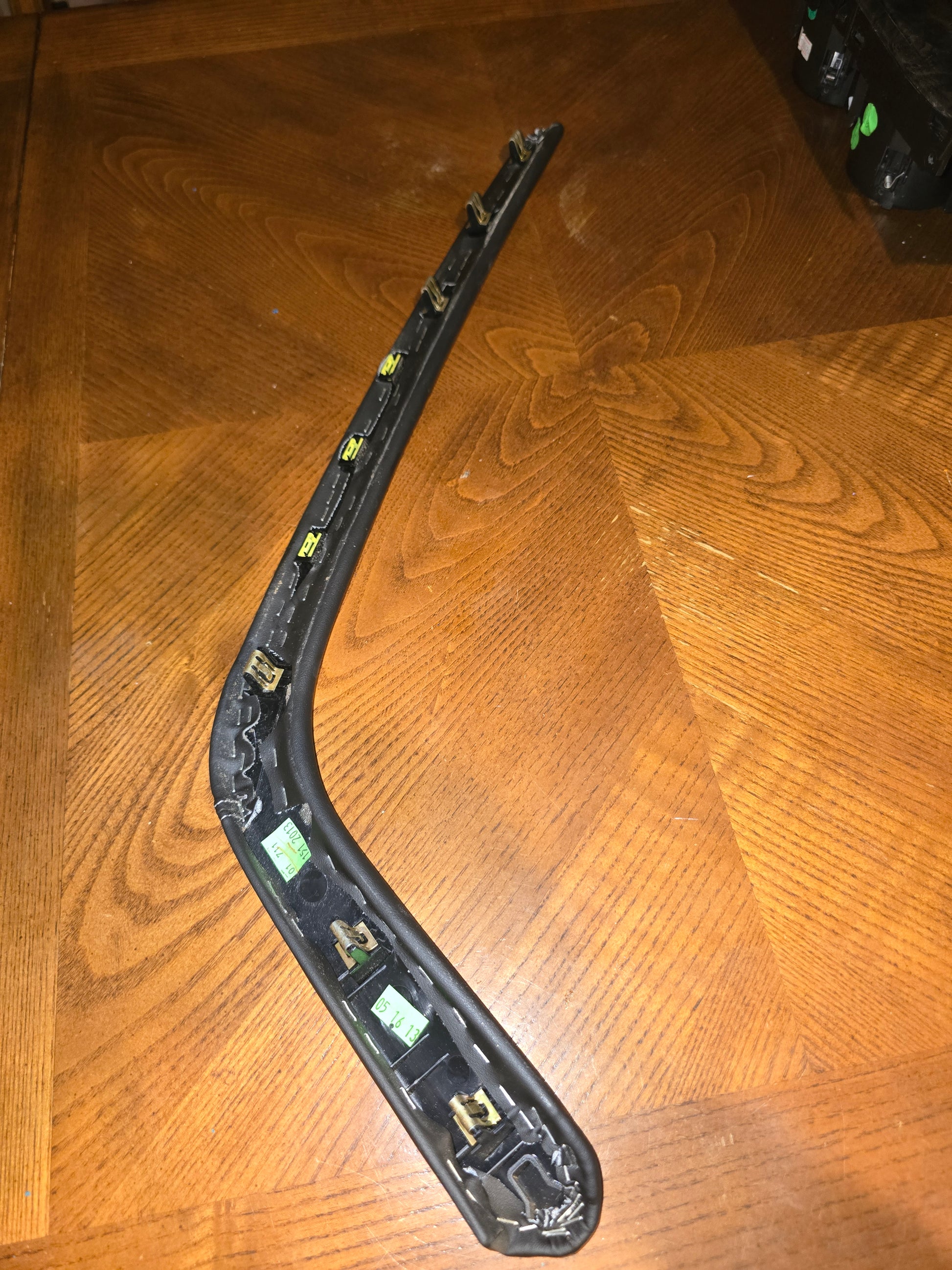 2010-2016 Buick LaCrosse Driver Side Dashboard Trim Panel OEM Black w/ Stitching