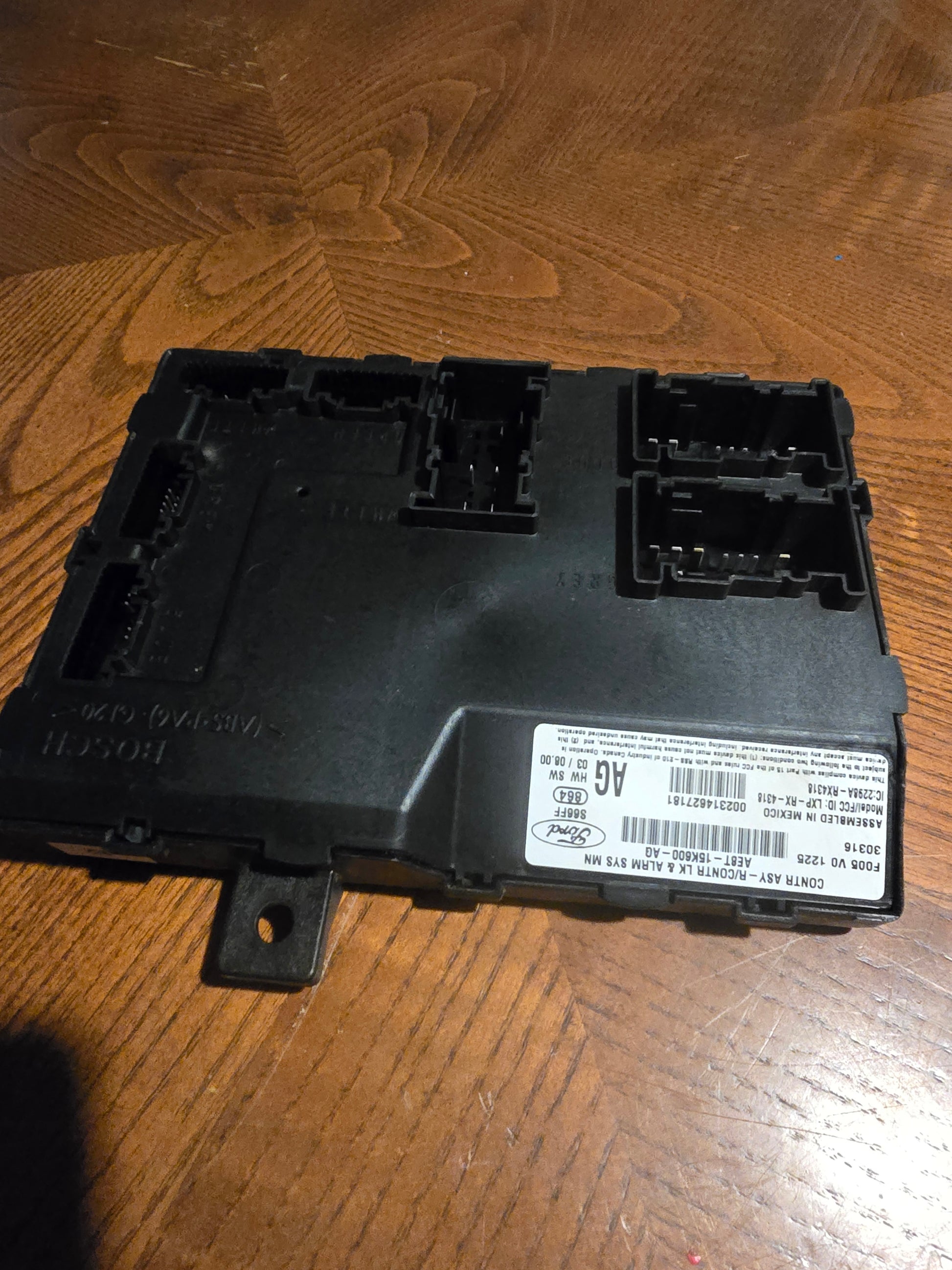 2014 Ford Fiesta BCM Body Control Module FR3T-15K600-AD OEM