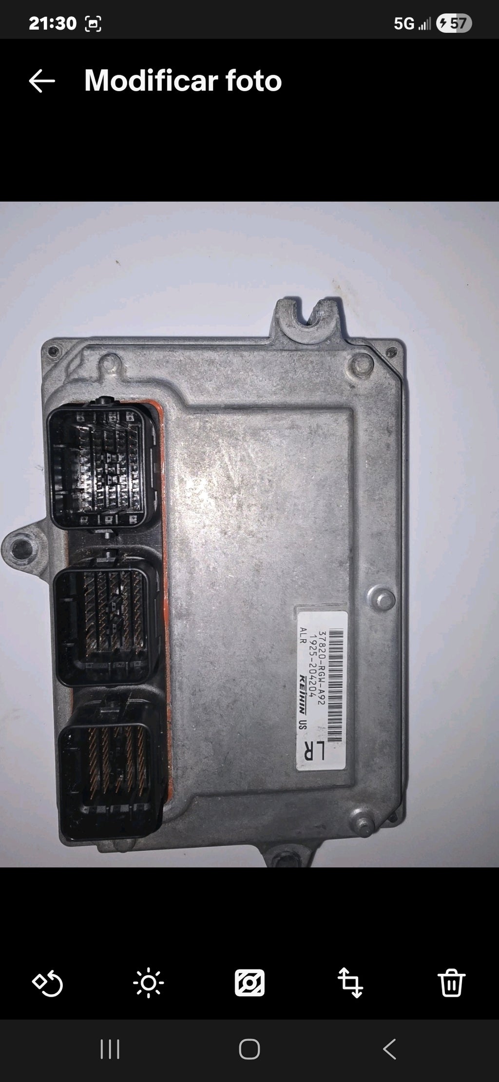 OEM Engine Control Module ECU 37820-RGW-A92 | Fits Honda Odyssey 2011-2013