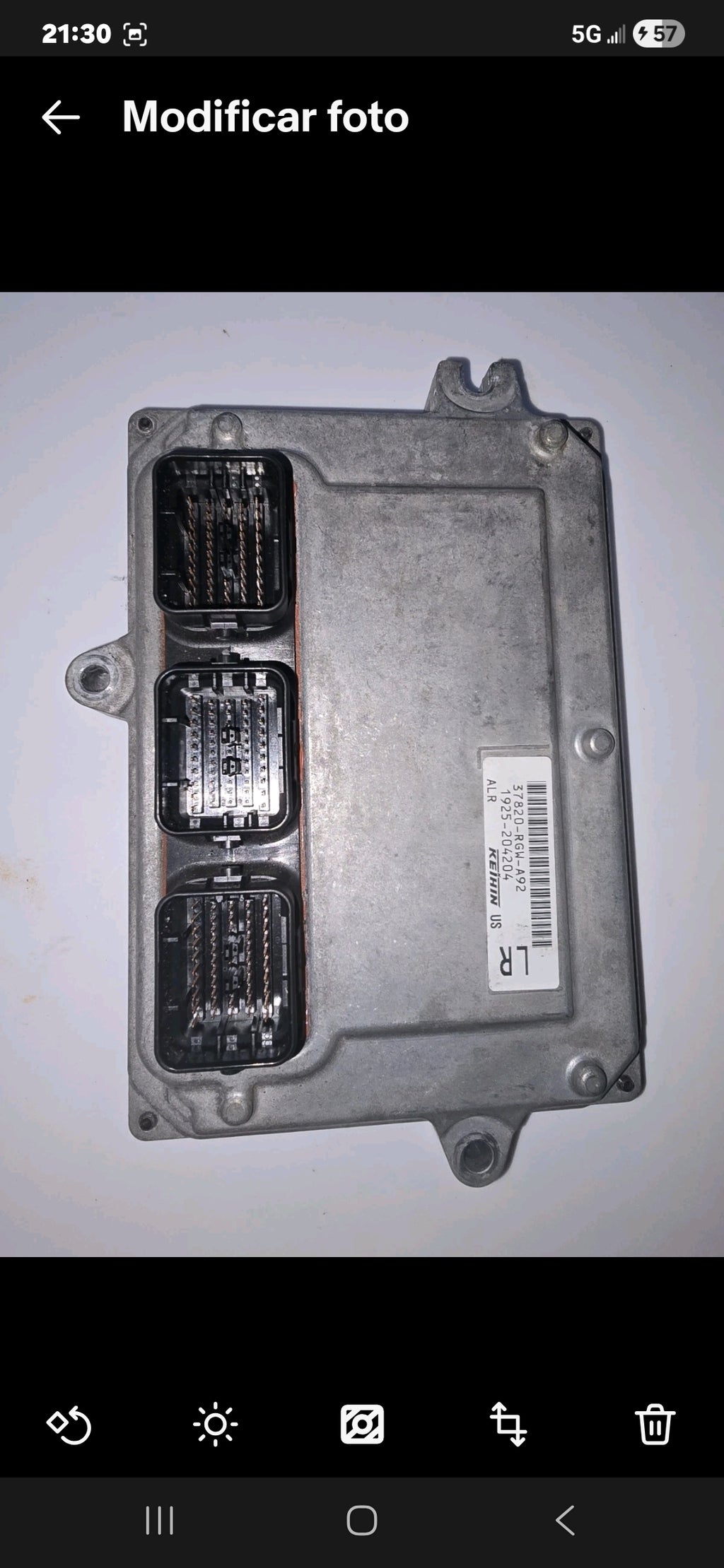 OEM Engine Control Module ECU 37820-RGW-A92 | Fits Honda Odyssey 2011-2013