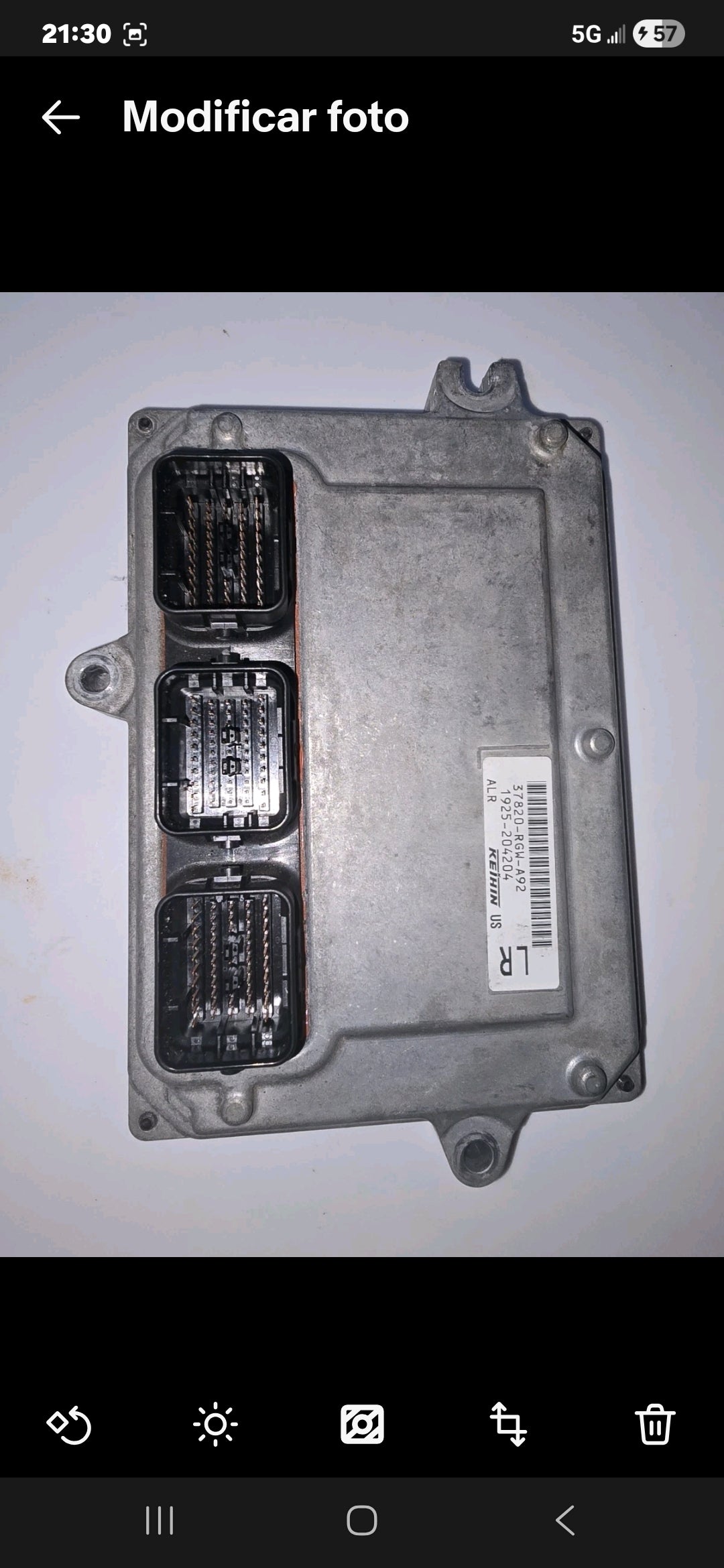 OEM Engine Control Module ECU 37820-RGW-A92 | Fits Honda Odyssey 2011-2013