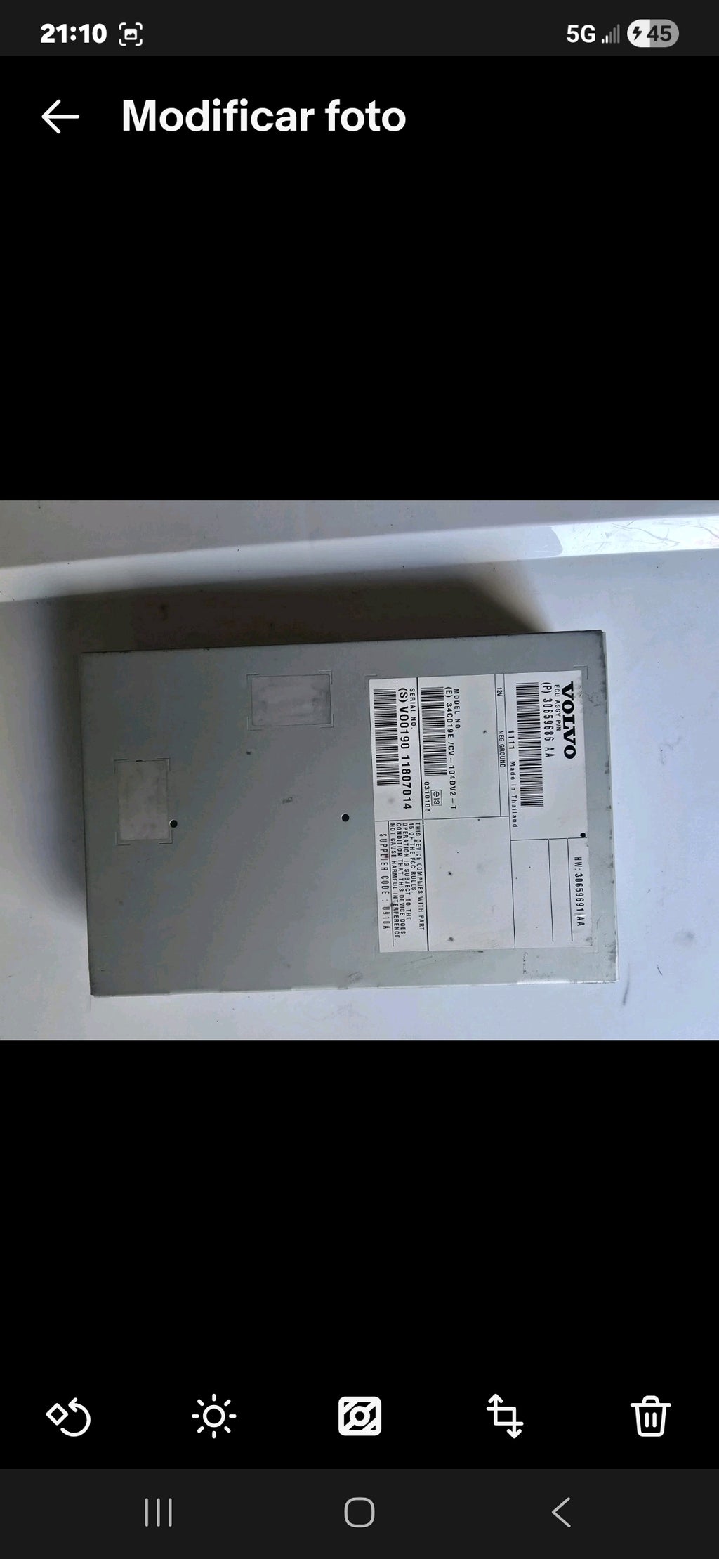 ECU PCM 7L8A-12A650-AKC FoMoCo for Ford Escape Mariner Tribute 2.3L