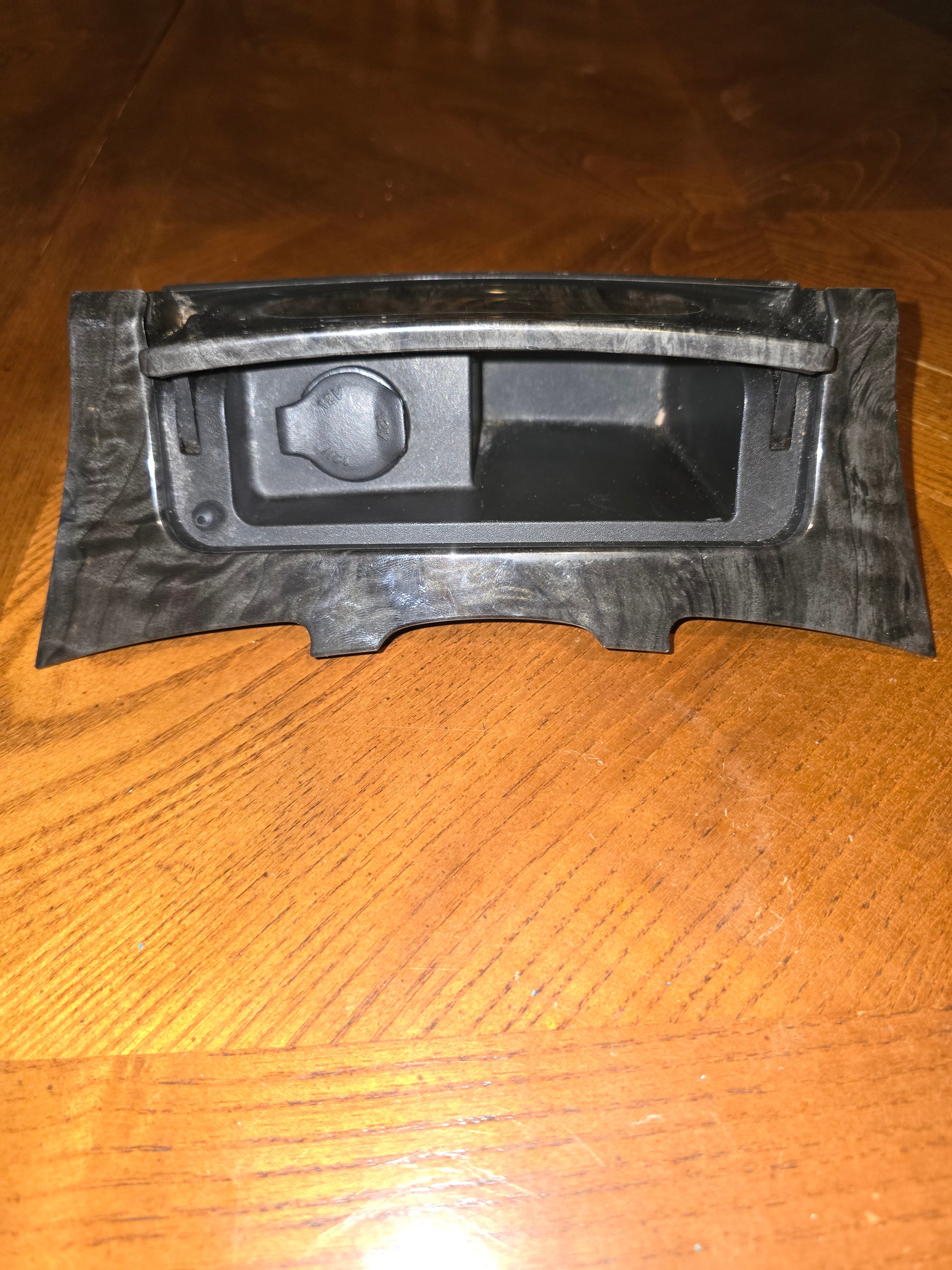 2014 Buick LaCrosse Center Console Ashtray Compartment w/ 12V Power Outlet Woodgrain