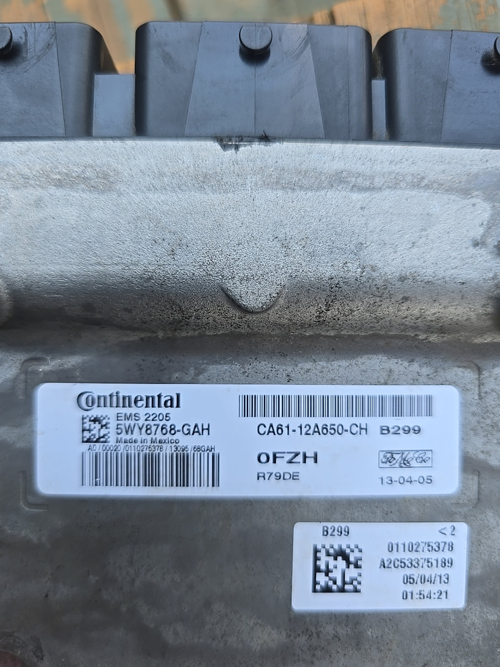 🧠 Ford Fiesta 2013 ECM Computer